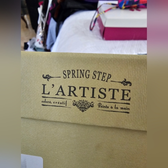 L'Artiste Turquoise Blu Platforms Sz 9 - Picture 5 of 8